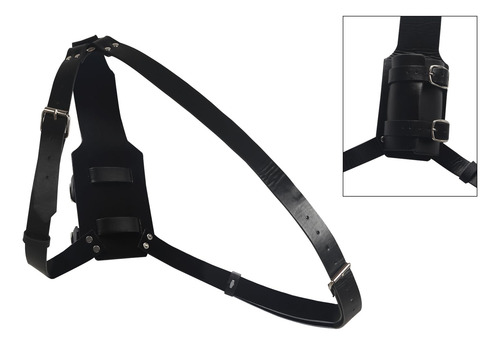 Espada De Cuero Medieval Con Funda Ajustable Para Disfraz