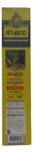 Electrodo Aws E6010 1/8 (jet-arco-j112elx)