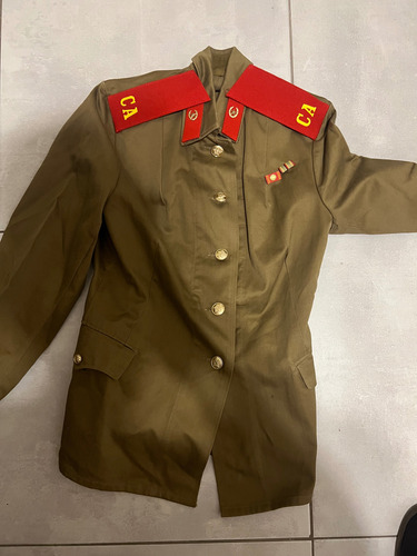 Uniforme Ejército Rojo Mujer Original Fin De La Urss (Usado)
