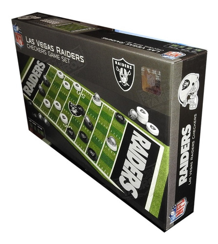 Las Vegas Raiders Checkers Game Set