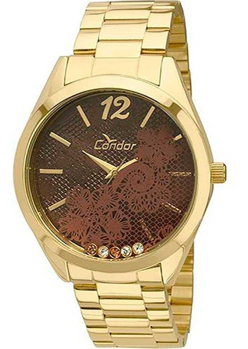 Relógio Condor Feminino Analógico Marrom Co2036ct/4m