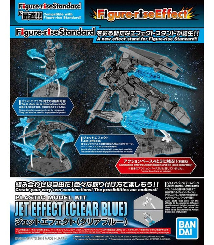 Efecto Jet Azul Claro Gundam Bandai Entrega Inmediata!!