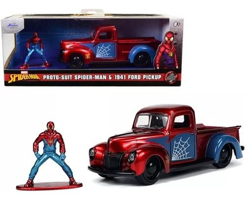Ford Pickup 1941 Spider Man Proto Suit Jada 1:32 Marvel