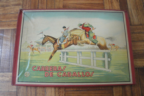 Juego De Mesa Antiguo Carreras De Caballos Ind Argentina