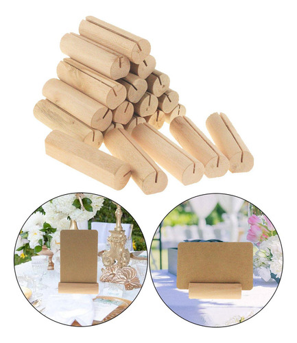 Madera 10 Cm Números De Mesa 1-10 Base Set Boda Fiesta De