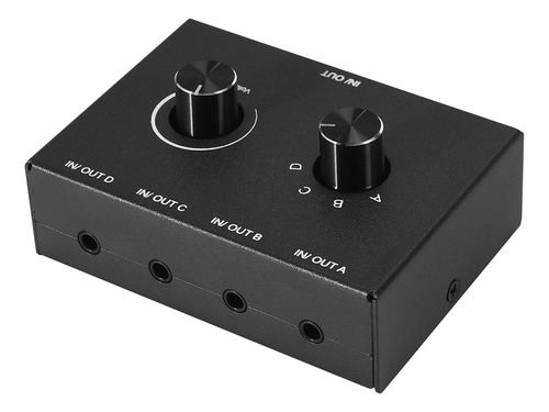// Conmutador De Audio De 4 Puertos, Conmutador De Audio De
