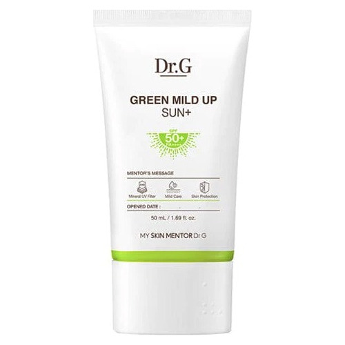 Dr. G Green Mild Up Sun+ Spf50+ 50ml Protector Solar Coreano