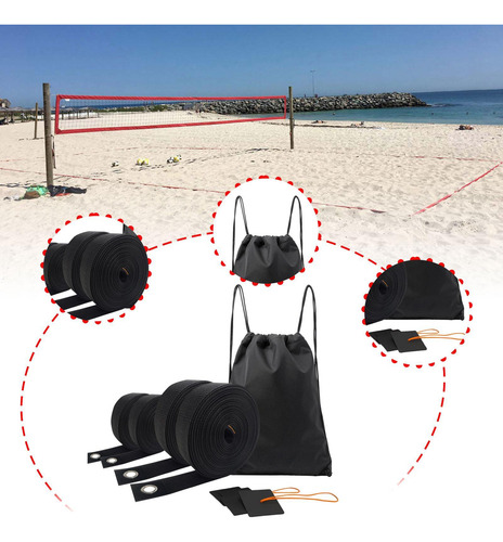 Líneas De Voleibol De Playa Para Líneas De Límite De