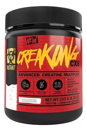 Creatina Mutant Creakong Cx8 + Bcaa - 30 Servicios