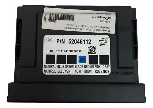 Modulo Bcm Central 52046112 Gm Onix Cobalt 2012 A 2015