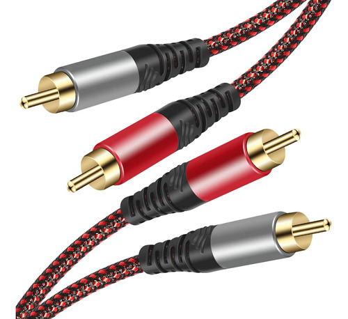 Cable Rca De 3 Pies, Subwoofer Estéreo De Audio Macho A 2 Rc