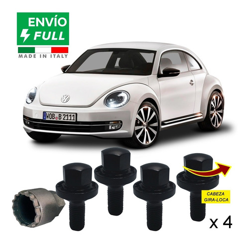 Birlo Seguridad Nueva Vw Beetle 2 Llaves ... Farad Italianos