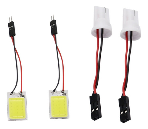 Panel Luces Led Interior Carro Vehiculo Potente X2 Unidad