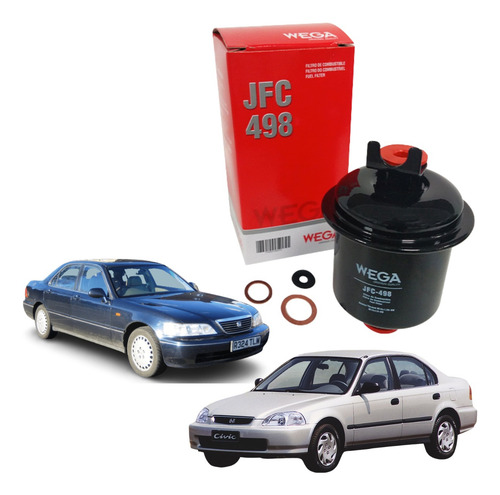 Filtro Combustível Honda Civic Ex 1.6 16v 1997 A 2000