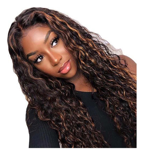 Conjunto De Peluca P Con Encaje Frontal Para Mujer, Cabello