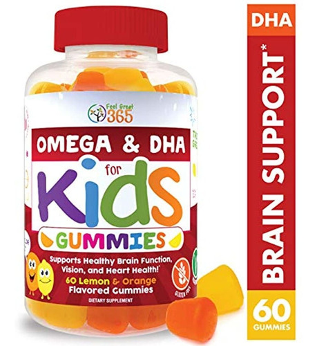 Vitaminas De Gomitas Con Omega Para Niños: Omega 3-6-9 dha