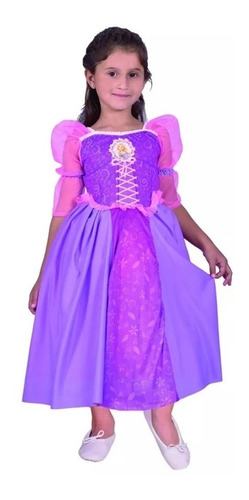 Imagen 1 de 5 de Disfraz De Rapunzel Talle 0 New Toys Cad9025 Original Disney