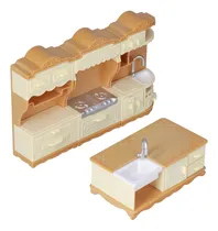 Comprar Juego De Muebles De Cocina Con Miniaturas Para Casas De Muñe