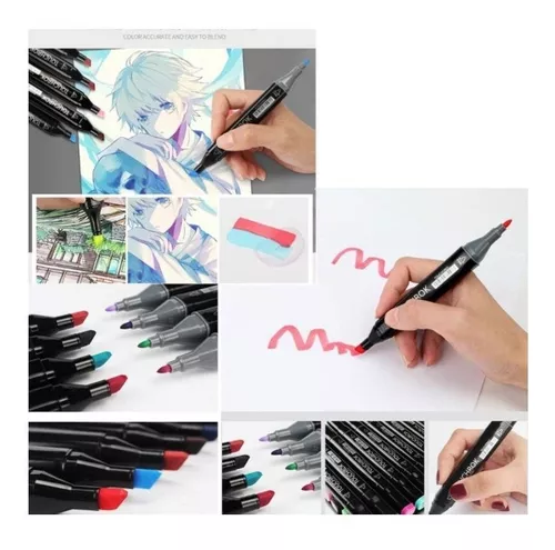 Set 48 plumones touch dibujo – Tienda Mish!
