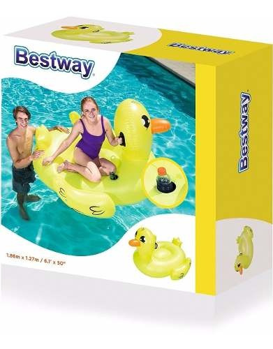 Pato Flotador Inflable Salvavidas Grande 41106 Bestway