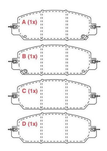 Pastilha De Freio Dianteira Honda Cr-v 2.0 - Marca Willtec