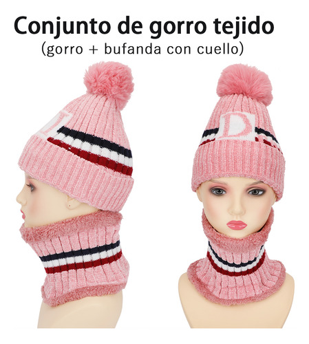 2pz Gorro De Punto Cálido De Invierno Para Hombre Y Mujer