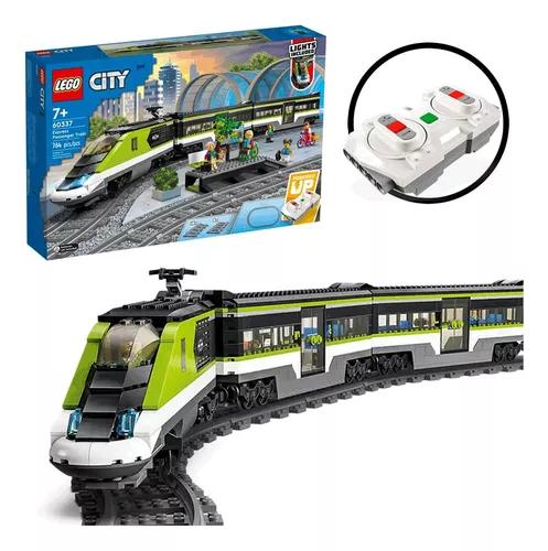 Bloco Lego City Trem Expresso De Metrô Com Controle Remoto