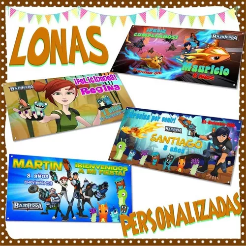 Lona Personalizada Para Fiestas De 1 X 1.50 Mt.