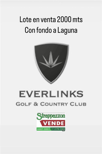 Venta Terreno Lote Lujan Everlinks 2000mts