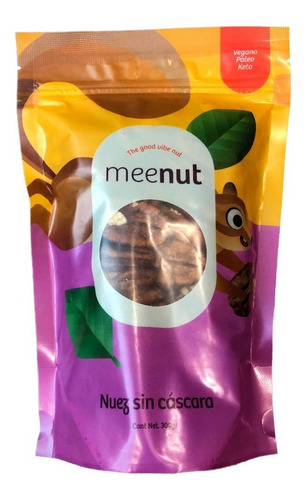 Meenut, Mitades De Nuez Sin Cáscara Calidad Premium, 300g