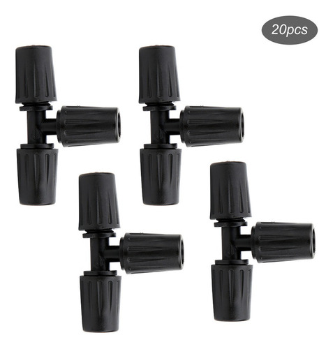 C Conector T 20pcs Flat 4/7 4mm Mangueira Para Micro