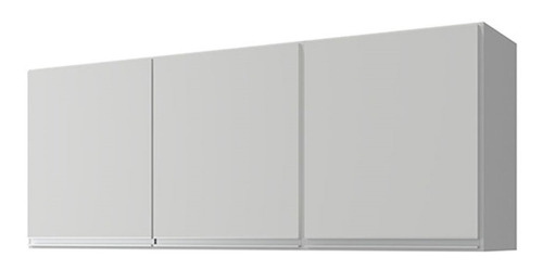 Alacena 120 Cm Blanca Cocina 3 Puertas Estantes Organizador