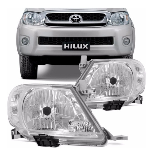 Juego Optica Toyota Hilux 2008 2009 2010 2011 Original