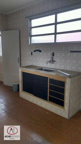Imagem 6 de 7 de Apartamento Com 2 Dormitórios, 1 Suite, Com Garagem, À Venda, 90 M² Por R$ 320.000 - Embaré - Santos/sp - Ap11130