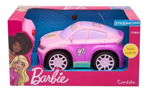 Carro Controle Remoto Candide Barbie Beauty