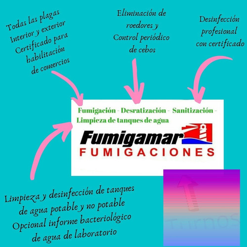 Imagen 3 de 5 de Fumigaciones Sanitizaciones Tanques De Agua Costa Atlantica