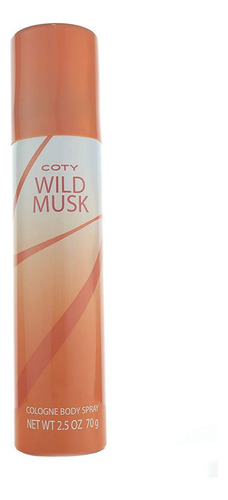 Spray Corporal De Colonia Coty Wild Musk 75 Ml Para Mujer