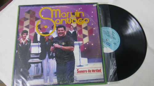 Vinyl Lp Acetato  Salsa Marvin Santiago Sonero De Verdad 