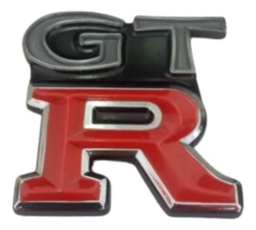 Emblema Gt-r Cromo Autoadhesivo 