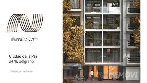 Venta Departamento De 3 Ambientes Con Balcón Terraza En Belgrano