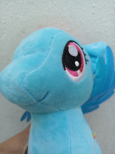 Peluche Pony Pelo Largo, Rainbow 22cm