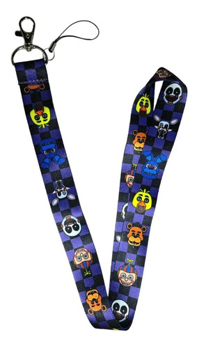 Cinta Para Llaves Llavero Lanyard De Five Night At Freddys