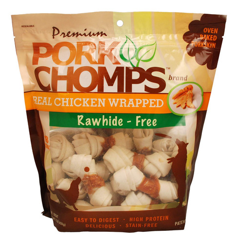 Pork Chomps Masticables Para Perros De Piel De Cerdo Al Horn