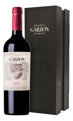 Vino Garzón Reserva Tannat Caja Regalo Negra