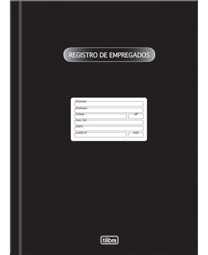 Livro Registro Tilibra De Empregados Com 50 Fls 121266 11001