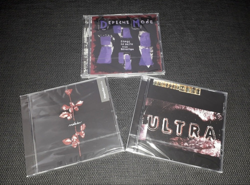 Lote Depeche Mode X 3cd Importados Nuevos Ultra Violator Sof