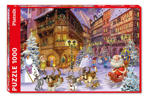 Puzzle 1000 Pz - Christmas Weihnachtsdorf Village