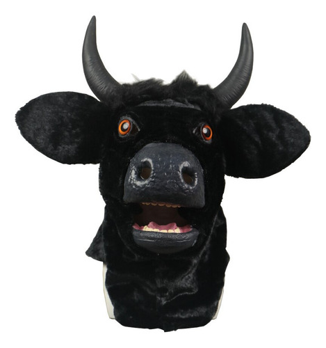 Máscara Facial De Látex Con Forma De Vaca Y Toro, Móvil, [u]