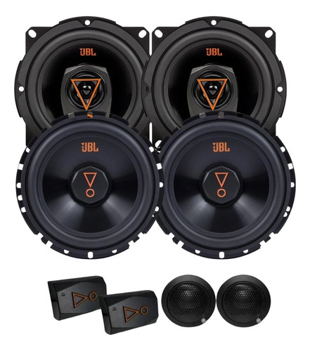 Kit Duas Vias 6pol Jbl 62vms80 160w Rms + Par 5pol 5trms80