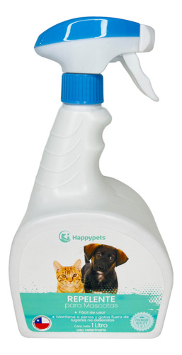 Repelente Para Mascotas Happypets 1 Litro